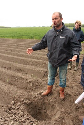 Agrariër Pieter Noordam in Borgsweer